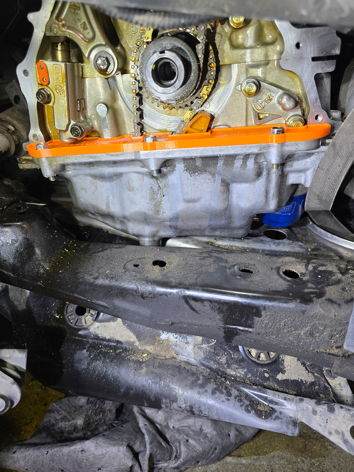 Oil Pan Cover Honda K20 Earth Dreams - 3D Printed